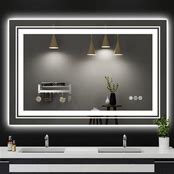 Photo 1 of 
Snowdool LED Bathroom Mirror, 48"X32" with Front and