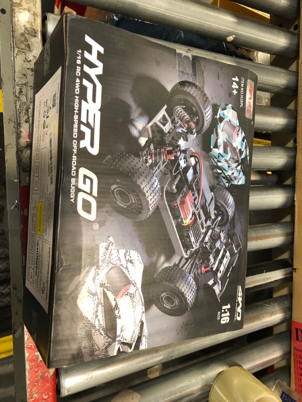 Photo 2 of **BATTERIES ARE MISSING***
HYPER GO H16PL 1/16 RTR Brushless RC Buggy, Fast RC Cars for Adults, Max 38 mph RC Truck, 4WD High Speed Racing RC Car with 2S 2000 mAh Battery for RC Basher