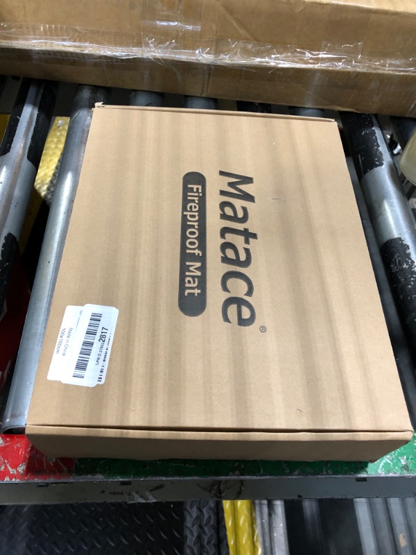 Photo 1 of Matace 40x40 Inch Large Fireproof Welding Blanket & Pad, 5mm Thickened Fire Resistant Carbon Felt Cloth, Flame Retardant Fabric, Heat Shield for Grill Cover, Soldering, Firepit, Smoker, Black