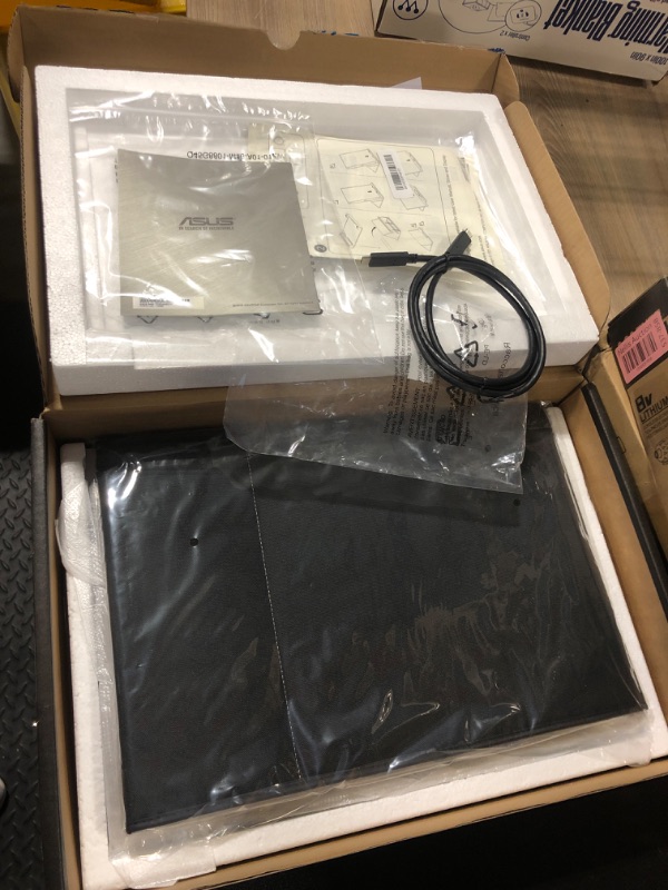 Photo 1 of ASUS ZenScreen 15.6” 1080P Portable USB Monitor (MB166C) - Full HD, IPS, USB Type-C, , Tripod Mountable, Anti-Glare Surface, Protective Sleeve, 3-Year Warranty