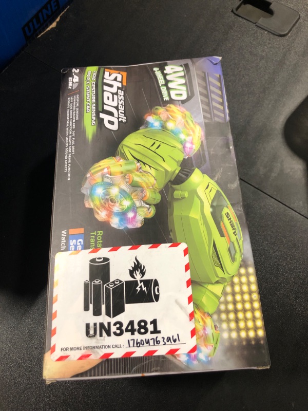 Photo 1 of Gesture Sensing RC Stunt Car, Remote Control Car Christmas Birthday Gifts for Kids Age 6-12, 2.4Ghz Hand Controlled Twist Cars, 360° Rotating Off Road Car Toy for Boys Girls Age 6 7 8 9 10 11+(Green)