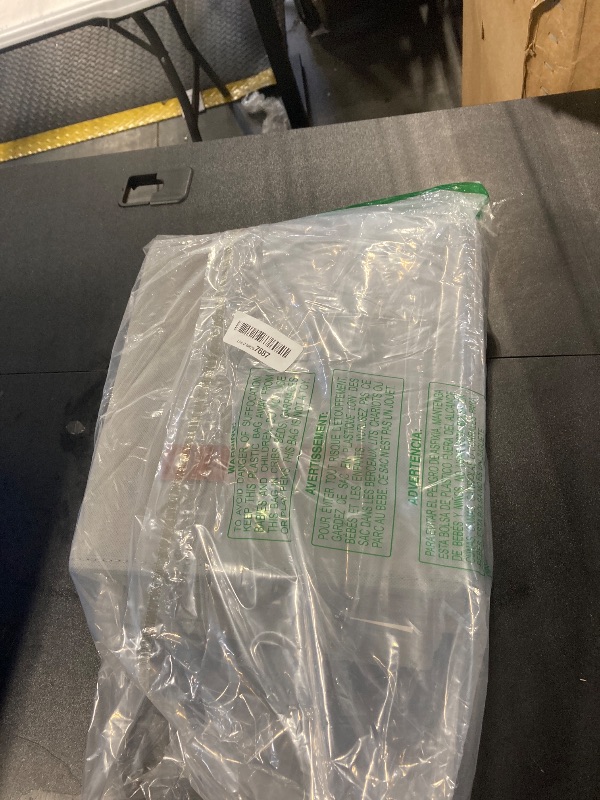 Photo 1 of DECOMOMO Storage Bins, Cube Storage Bin with Labels, Fabric Storage Cubes for Shelves (10.5" x 11" / 6pcs, Grey)