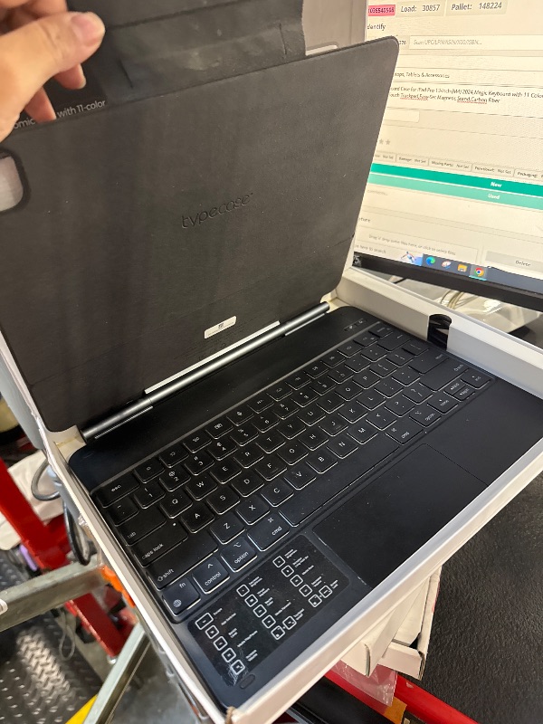 Photo 1 of typecase Keyboard Case for iPad Pro 13-inch (M4) 2024,Magic Keyboard with 11 Colors Backlight for iPad Pro 13,Keyboard Case with Pencil Holder,Multi-Touch Trackpad,Easy-Set Magnetic Stand,Carbon Fiber