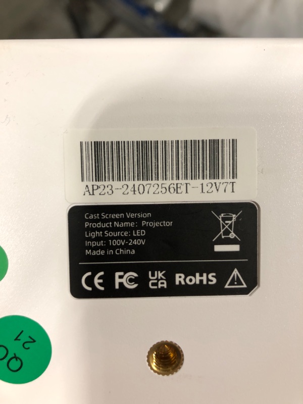 Photo 1 of Projector with 5G WiFi and Bluetooth, 1080P Home Movie Projector, 16000 LM Portable Projector, 50% Zoom Function, Outdoor Movie Projector for Phone/Laptop/TV Stick/DVD/USB/HDMI