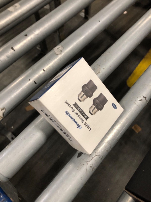 Photo 1 of DEWENWILS Light Sensor Socket, E26 E27 Dusk to Dawn Sensor Socket, Light Bulb Socket for Light Fixtures, Compatible with Incandescent/CFL/LED/Halogen Bulbs, Black, 2 Pack