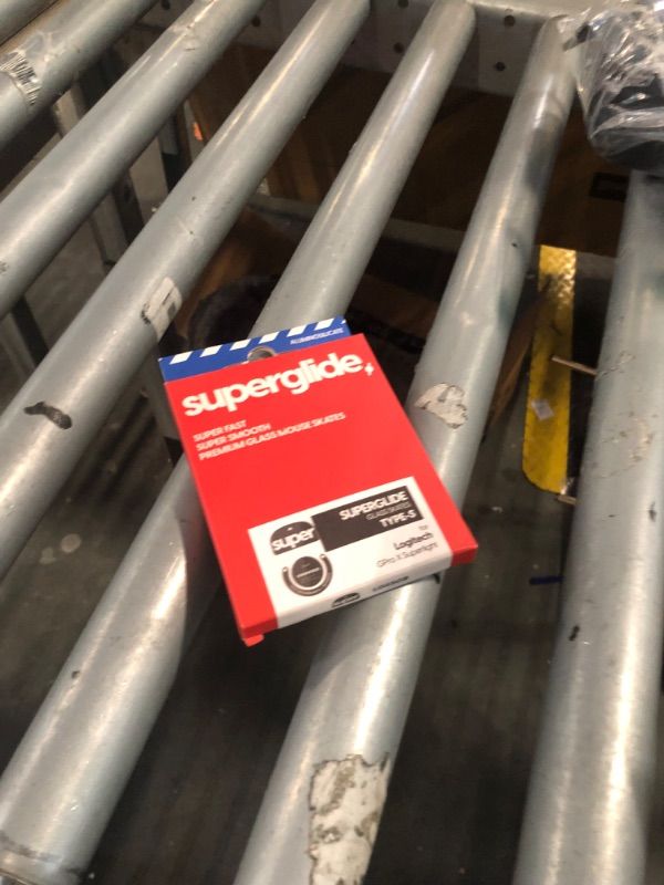 Photo 1 of Superglide Glass Mouse Skates - Super Smooth Glide, Polished Round Edge, Super Fast Gaming Mouse Feet with Durable Sole for Logitech G Pro X Superlight1 (Type-S, Black)