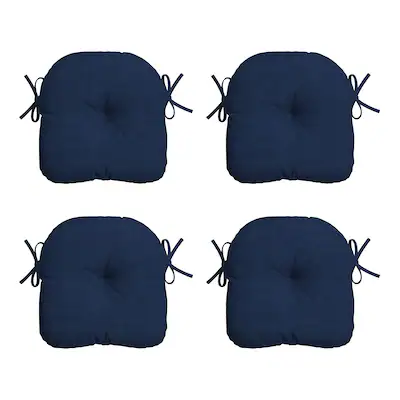 Photo 1 of  Outdoor Seat Cushion (4 Pack) - 15"L x 14.5"W - 15"L x