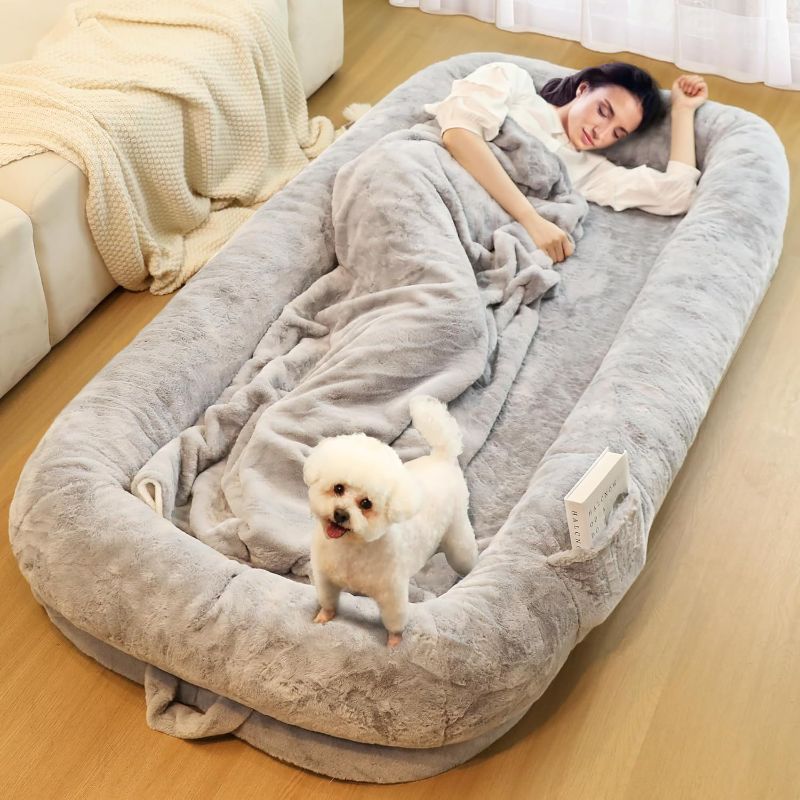 Photo 1 of  Dog Bed for Adults, 71" Long Human Size