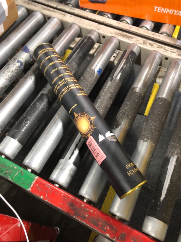 Photo 1 of InnovativeMap Scratch Off World Map Poster and Detailed United States Map, Includes Complete Accessories Set and All Country Flags, World Maps for Wall, Fun Gifts for Travelers