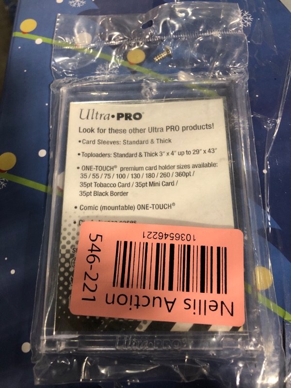 Photo 2 of 25 Ultra Pro 1 Screw Thick Holder (100pt) 25 Individually Sealed Holders - Screwdown for Thick Baseball, Football, Hockey, Basketball Cards Like Jersey, Relics, Patches