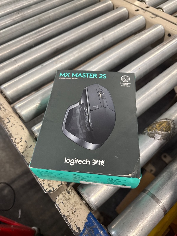 Photo 1 of Logitech MX Master 2S Wireless Mouse - Hyper-Fast Scrolling, Ergonomic, Rechargeable, Control 3 Computers, Graphite