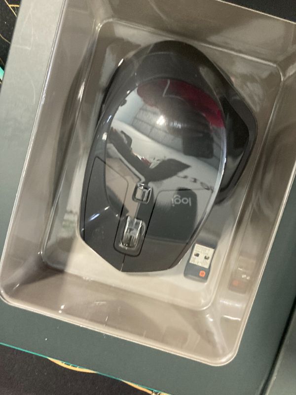 Photo 1 of Logitech MX Master 2S Wireless Mouse - Hyper-Fast Scrolling, Ergonomic, Rechargeable, Control 3 Computers, Graphite