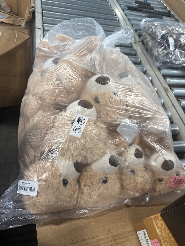 Photo 1 of Tezituor Teddy Bears Stuffed Animals Bulk 10 Packs, Bulk Teddy Bears for Baby Shower, 14in Small Teddy Bears Plush, Stuffed Bears Gift for Kids on Christmas, Birthday, Valentines, Light Brown