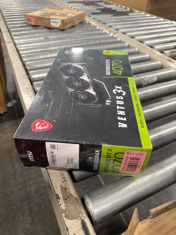 Photo 1 of **NEW** MSI Gaming GeForce RTX 4070 12GB GDRR6X Extreme Clock: 2520 MHz 192-Bit HDMI/DP Nvlink TORX Fan 4.0 Ada Lovelace Architecture Graphics Card (RTX 4070 Ventus 3X 12G OC)