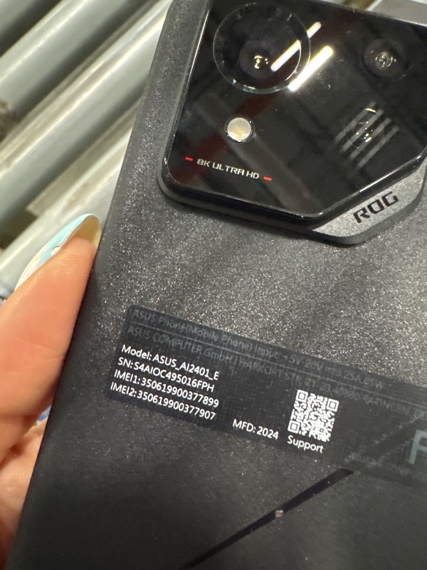 Photo 1 of ASUS ROG Phone 9 Pro Unlocked Android Phone Bundle, US Version, 6.78" 185Hz AMOLED Display, 1TB Storage, 24GB RAM, 5800mAh Battery, 50MP Gimbal Camera, 32MP Front, Snapdragon 8 Elite, Dual-SIM