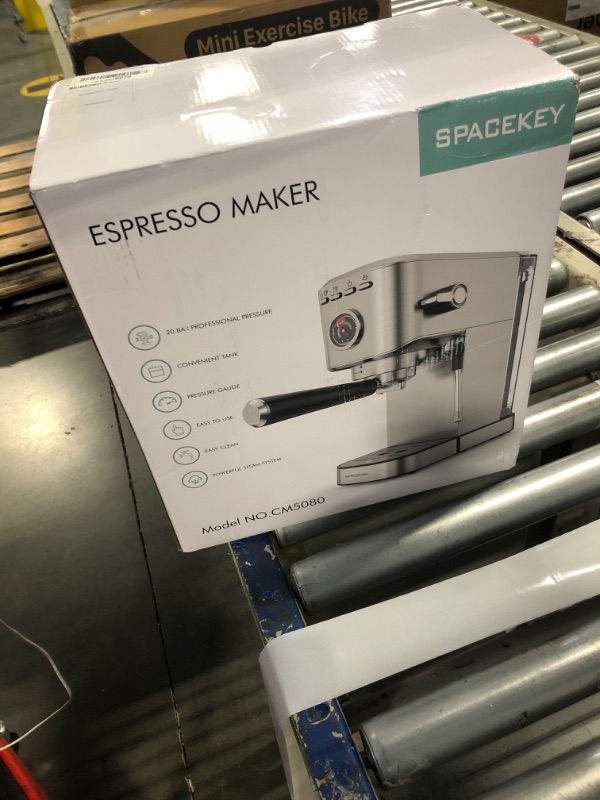Spacekey Espresso Machine 20 Bar, Professional 1350W Espresso Maker ...