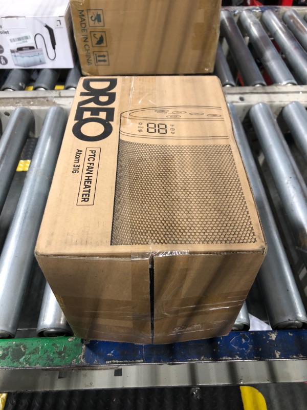 Photo 1 of Dreo Space Heater, Portable Electric Heaters for Indoor Use with Thermostat and Remote, 2024 Upgraded, Digital Display, 12H Timer, 5 Mode, 1500W PTC Ceramic Fast Safety Heat for Office Bedroom Home