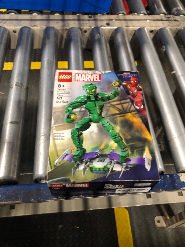 Photo 1 of LEGO Marvel Green Goblin Construction Figure - Building Toy for Boys & Girls, Ages 8+ - Marvel Villain Action Figure W/Glider and Pumpkin Bombs - Gift for Fans - 76284