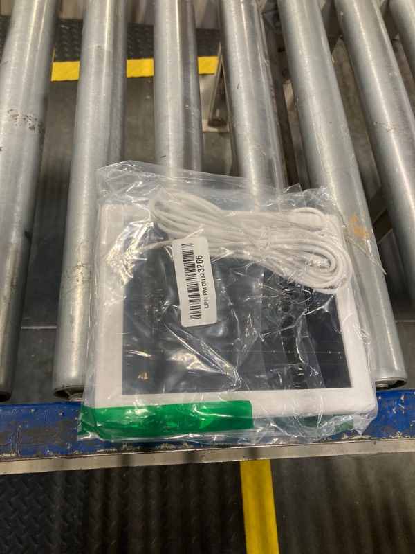 Photo 1 of Ring Camera Solar Panel 5V 5W Outdoor Solar Battery Charger for Ring Spotlight Camera, Ring Stick Up Camera with IP65 Waterproof, 16.4ft Cable, 360° Adjustable Bracket (White,1 Pack)