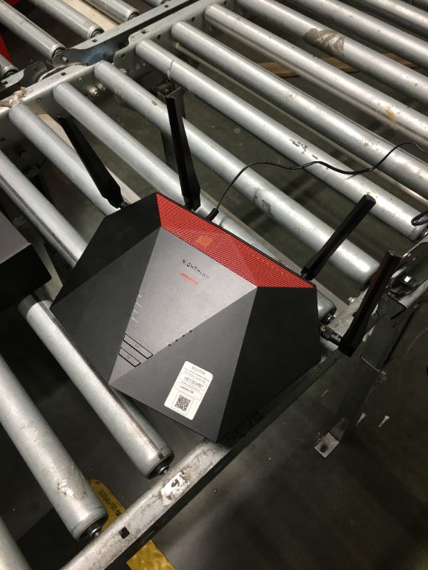 Photo 3 of ***router antenna has number on it*** NETGEAR Nighthawk Pro Gaming 6-Stream WiFi 6 Router (XR1000) - Security Features, AX5400 Wireless Speed (up to 5.4Gbps), DumaOS 3.0 Optimizes Lag-free Server Connections, 4 x 1G Ethernet ports