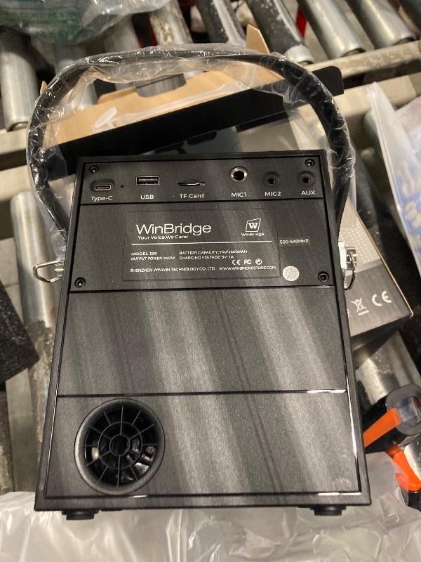 Photo 1 of Voice Amplifier, 40W Bluetooth 5.3 Portable PA System with Wireless Mic Headset and Strap, Personal Wireless Microphone and Speaker, Megaphone for Teachers, Public Speaking, Events - S98