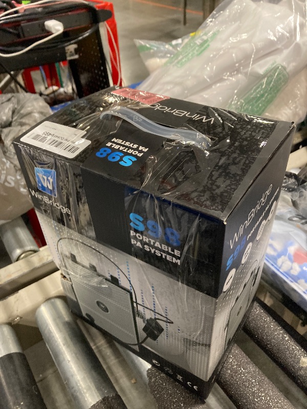 Photo 1 of Voice Amplifier, 40W Bluetooth 5.3 Portable PA System with Wireless Mic Headset and Strap, Personal Wireless Microphone and Speaker, Megaphone for Teachers, Public Speaking, Events - S98