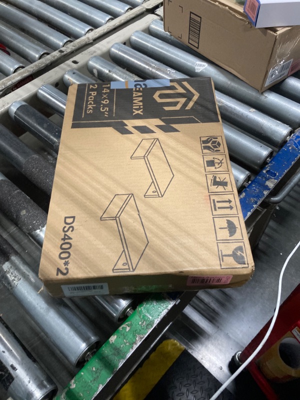 Photo 1 of TEAMIX 2-Tier Wood Monitor Stand Riser for 2 Monitors, Laptops, and PCs - Black, 2 Pack