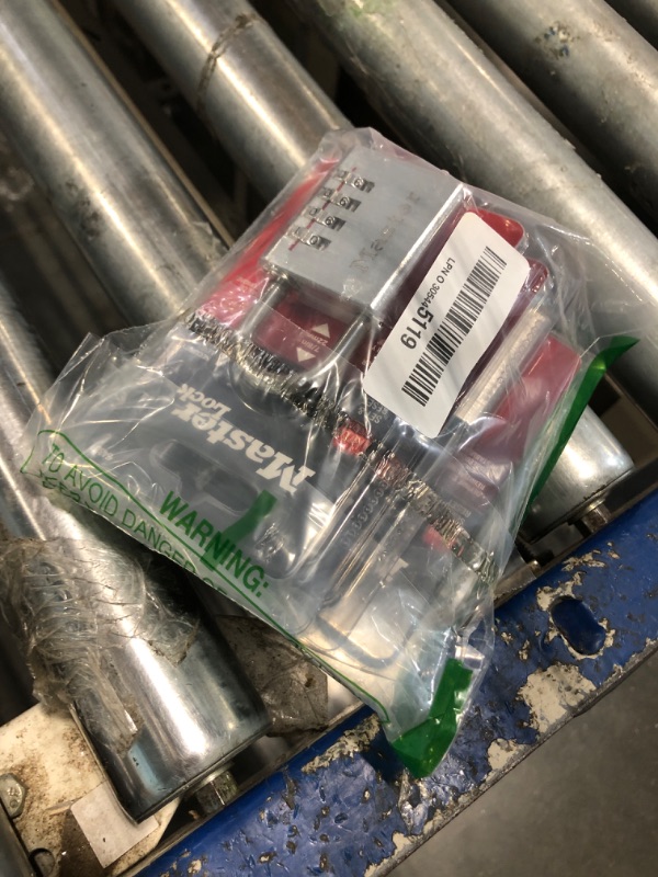 Photo 1 of Master Lock Set Your Own Combination Padlock, 4 Pack, Silver 643EC4