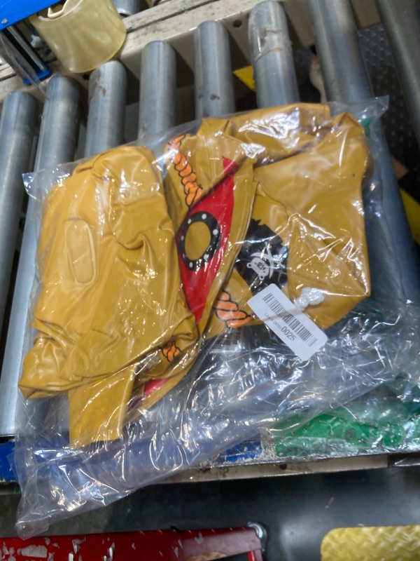 Photo 1 of Swimbobo Toddler Pool Float with Seat Boat Inflatable Ride-on Airplane Pirates Sharks Car for Kids Outdoor Toys(Yellow Pirates)