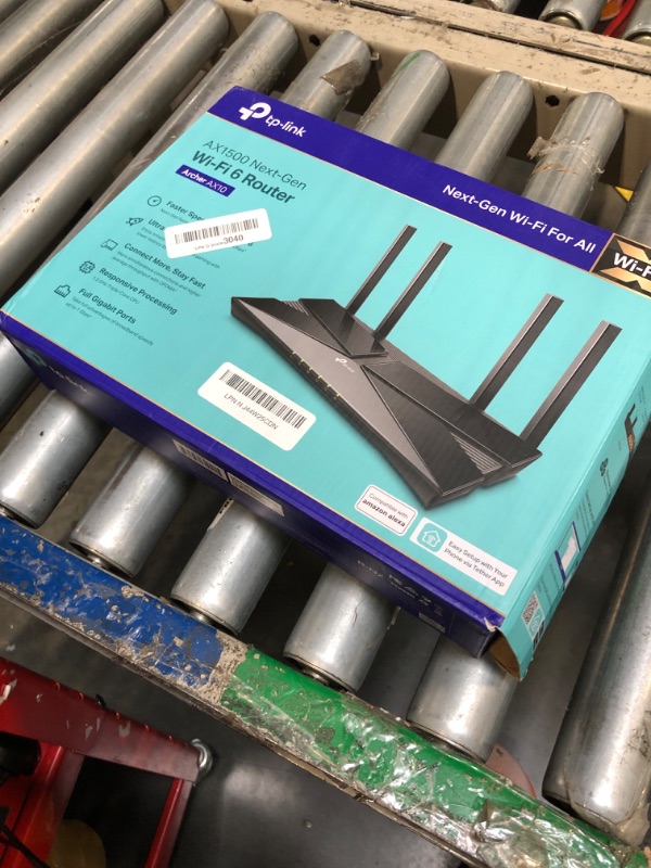 Photo 1 of TP-Link Smart WiFi 6 Router (Archer AX10) – 802.11ax Router, 4 Gigabit LAN Ports, Dual Band AX Router,Beamforming,OFDMA, MU-MIMO, Parental Controls, Works with Alexa