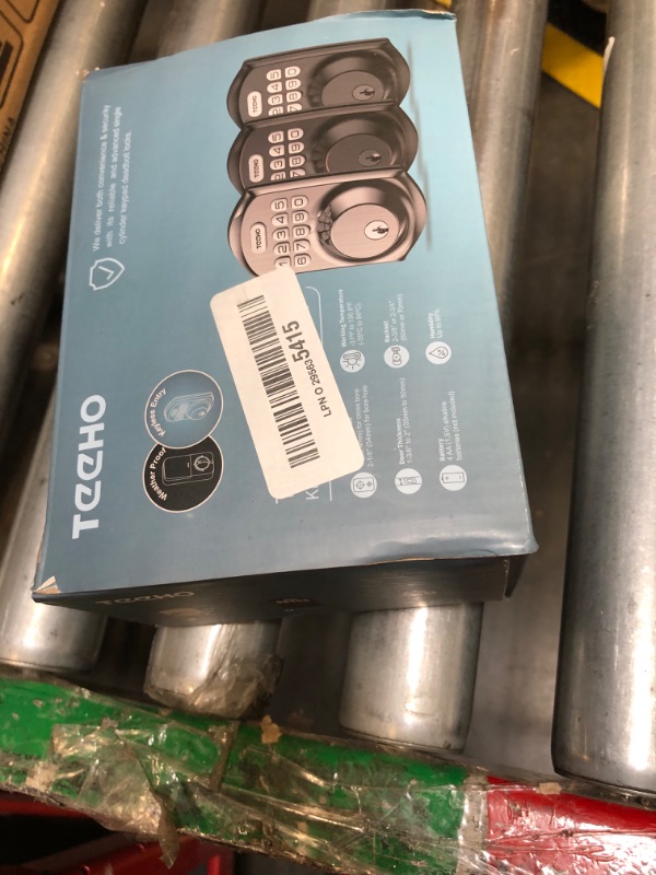 Photo 1 of TEEHO TE001 Keyless Entry Door Lock with Keypad - Smart Deadbolt Lock for Front Door with 2 Keys - Auto Lock - Easy Installation - Oil-Rubbed Bronze