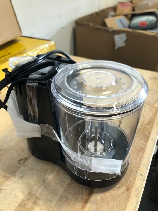 Photo 3 of ***BLADE MISSING*** BLACK+DECKER 3-Cup Electric Food Chopper, HC300B, One Touch Pulse, 175W Motor, Stay-Sharp Blade, Dishwasher Safe