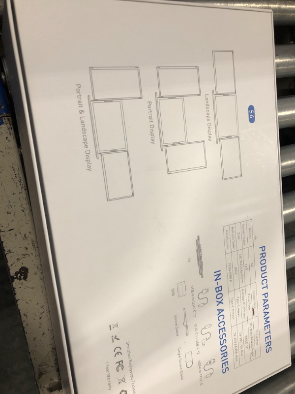 Photo 1 of Macsecor Laptop Screen Extender, 15.6" FHD 1080P Triple Portable Monitor for Laptop, DIY Detachable Laptop Monitor Extender with Rotation Kickstand, Plug-Play Compatible with Mac/Wins/Android/Dex