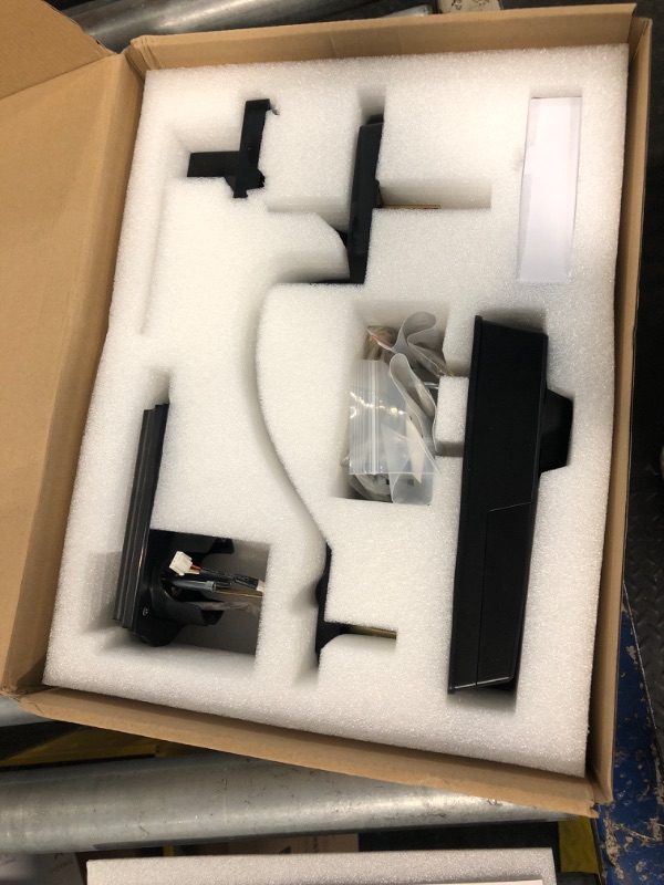 Photo 1 of Smart Front Door Lock Set, APP Control Keyless Entry Door Lock with Handle, Smart Fingerprint Deadbolt Lock, Anti-Peeping Electronic Keypad, Auto Lock, Easy Install, Black