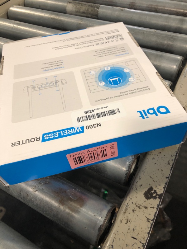 Photo 1 of Dbit N300 Easy Setup Wireless Wi-Fi Router Smart Home Internet Router - 2 x High Power Antennas, Supports Access Point, WISP, Up to 300Mbps (T1 Pro)