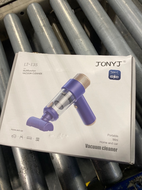 Photo 1 of *USED*
JONYJ Handheld Car Vacuum Cleaner, 16000PA Car Vacuum Portable Cordless, 2 in 1 Air Duster and Vacuum Cleaner with LED Light, Multi-Nozzles, 120W High Power Hand Held Vacuum for Car, Home, Pet, Office