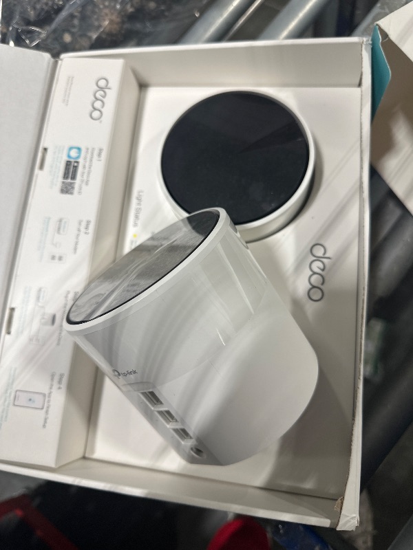Photo 1 of TP-Link Deco AX3000 WiFi 6 Mesh System - Covers up to 4500 Sq.Ft, Replaces Wireless Router and Extender, 3 Gigabit Ports per Unit, Supports Ethernet Backhaul (Deco X55, 2-Pack)