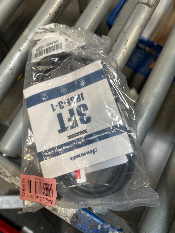 Photo 1 of DEWENWILS 3FT Self Regulating Pipe Heat Cable, Automatic Electric Heat Kit Heating Cable, Water Pipe Heat Cable for Pipe Freeze Protection, 120V, ETL Listed