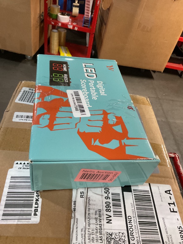 Photo 1 of YZ Battery Powered Scoreboard Clock Timer with Buttons, Portable Digital Scoreboard with Remote, Electronic Scoreboard with Stand, Cornhole Score Keeper for Outdoor Yard Games/Shuffleboard/Pickleball