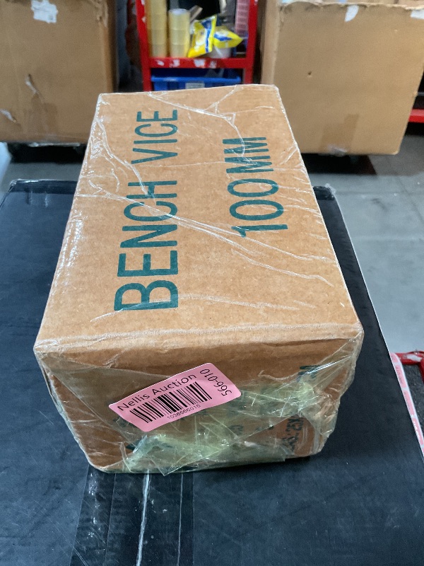 Photo 1 of Nakkaa 4" Bench Vise Ductile Cast Iron Bench Vise with 360° Flexible Swivel Locking Base Heavy Duty Home Work 4 Inch Bench Vice