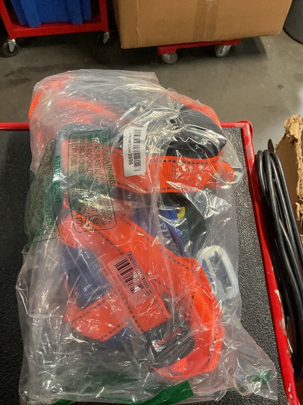 Photo 1 of GLOROUSCHU Full Body Safety Harness Tool Fall Protection?OSHA/ANSI Compliant,ASTM F1774certified | INTERNAL Shock Absorbing Lanyard?Orange?