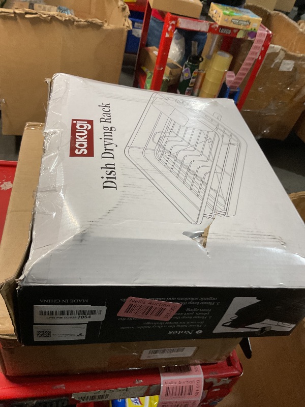 Photo 1 of Sakugi Dish Drying Rack - Stainless Steel Dish Rack with Drainboard for Kitchen Counter and Sink, Large, Black