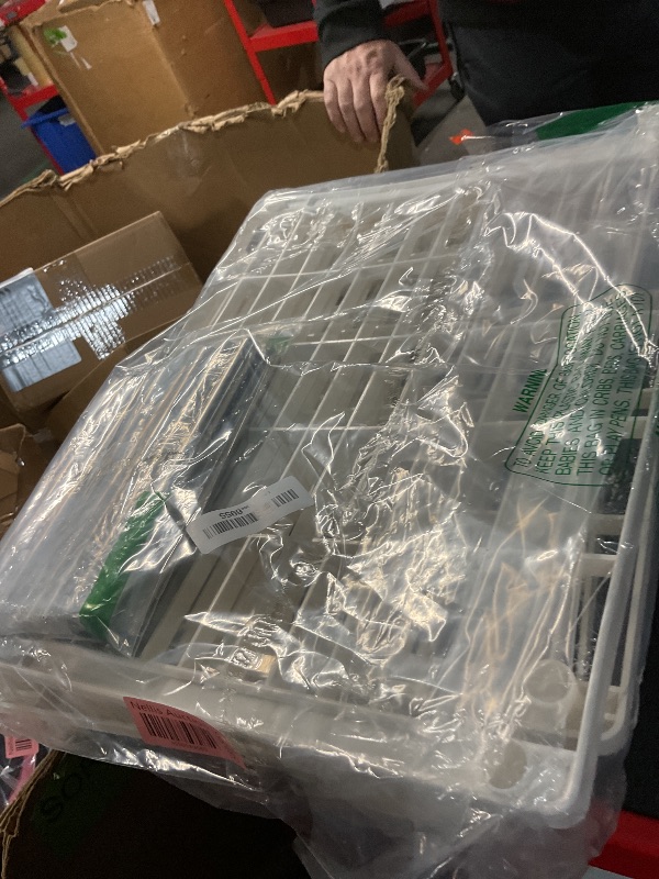 Photo 1 of RooTrimmer 5-Tier Seed Stand, Seed Starting Rack Propagation Rack Kit for Stackable Seedling Tray Seedling Staging Table for Indoor Outdoor Growing (34.65''Hx13.58 Wx16.54 L, White)