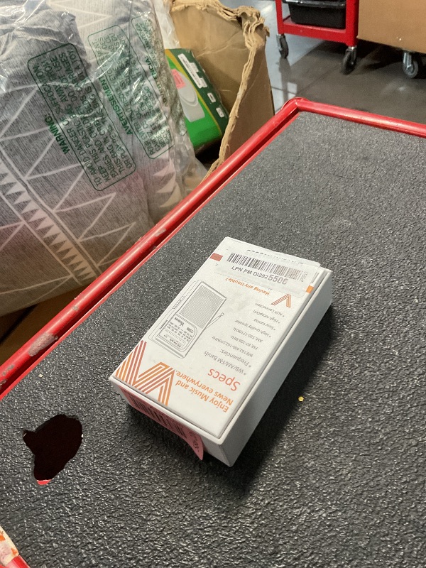 Photo 1 of NOAA Weather Radio - Emergency NOAA/AM/FM Battery Operated Portable Radio with Best Reception and Longest Lasting Transistor. Powered by 2 AA Battery with Mono Headphone Socket, by Vondior (Silver)