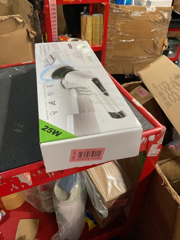 Photo 1 of Leebein Electric Spin Scrubber, Cordless Cleaning Brush with 8 Replaceable Brush Heads, Tub and Floor Tile Power Scrubber Dual Speed with Adjustable & Detachable Handle for Bathroom Cleaning