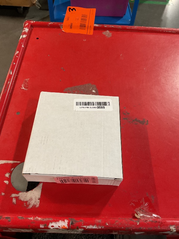 Photo 1 of Rotating Display Stand - Spinning Display Stand with Colored Lights - Lighted LED Base for Glass Art with 4 Revolving & 8 Light Modes - Electric & Battery-Operated Platform - 5.1x1.2" (Silver)