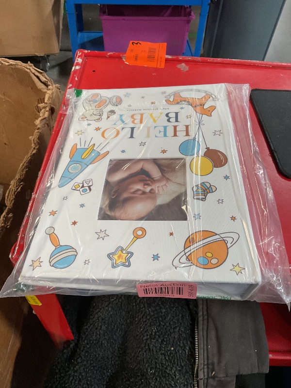 Photo 1 of Lanpn Baby Photo Album 4x6 300 Pockets, Linen Newborn Bebe Ultrasound Photo Album with Memo Writing Area, Cover Photo Book, Picture Album for kids, Baby Girl Boy Memory Book Keepsake Colorful