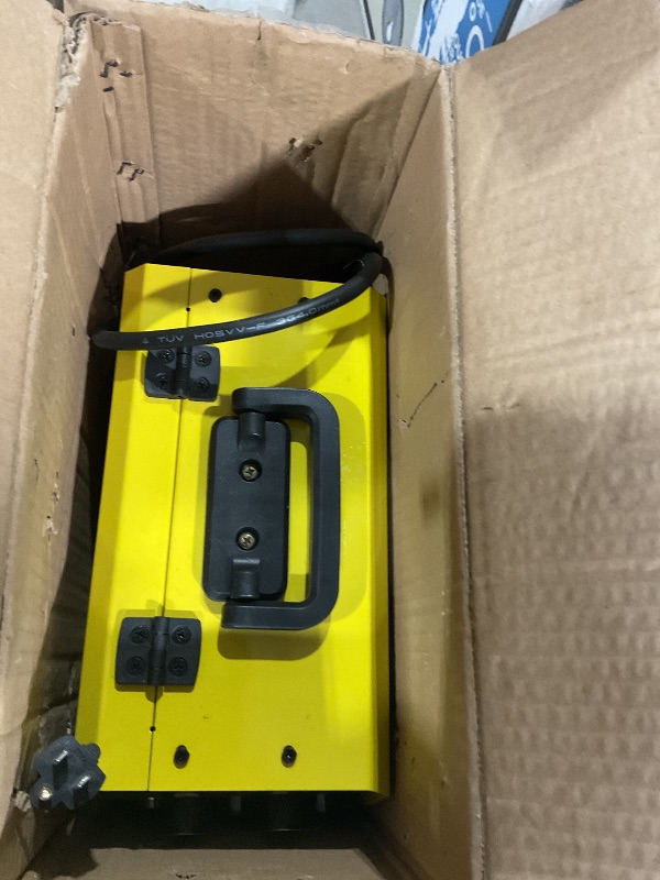 Photo 1 of MIG Welder, 140Amp 2 IN 1 Stick/Flux Core Welder with Flux Cored Wire, Multi Process Welding Machine 110V/220V Dual Voltage Portable Welder Equipment with Electrode Holder IGBT Inverter Welder