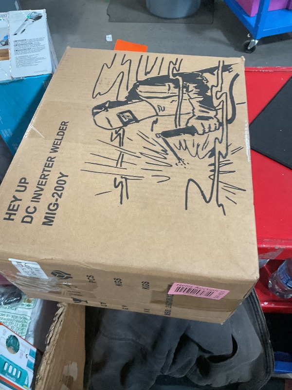 Photo 1 of MIG Welder, 140Amp 2 IN 1 Stick/Flux Core Welder with Flux Cored Wire, Multi Process Welding Machine 110V/220V Dual Voltage Portable Welder Equipment with Electrode Holder IGBT Inverter Welder