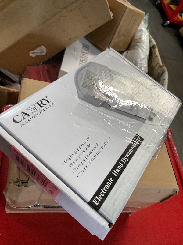 Photo 1 of CAMRY Digital Hand Dynamometer Grip Strength Measurement Meter 198Lbs / 90Kgs Auto Capturing Electronic Hand Grip Power